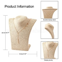 Стереоскопические ожерелье бюст дисплеи NDIS-E018-B-01