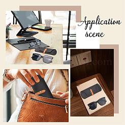 1шт прямоугольный футляр для очков из искусственной кожи&nbsp;AJEW-CN0005-51A