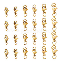 30 шт. 6 стиля карабинов из нержавеющей стали 304 STAS-TA0001-83G