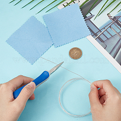 999 тонкая круглая проволока из стерлингового серебра STER-BBC0005-66A