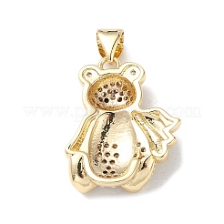 Латунные микро проложить кубического циркония подвески KK-M240-16F