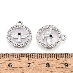 Подвески из сплава со стразами&nbsp;PALLOY-T091-22M-P