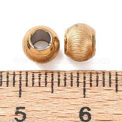 Perles d'espacement en acier inoxydable 304&nbsp;STAS-L318-08G-02