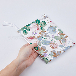 Buchumschläge aus Stoff mit Blumenmuster&nbsp;DIY-WH0888-422C