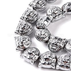 Fili di perline di ematite sintetica non magnetica elettrolitica&nbsp;G-Q174-04B