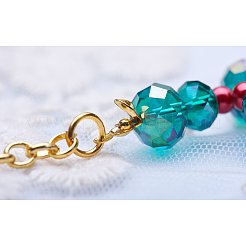 Многоцветные железные круглые проставки с коробкой для изготовления ювелирных изделий 7~8x3.6~4x3 мм IFIN-PH0001-07-NF