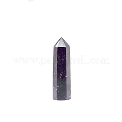 Torre de piedra de mica violeta/lepidolita natural para decoración del hogar&nbsp;PW-WG15957-01