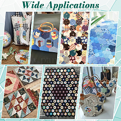 Прозрачный акриловый шаблон для шитья&nbsp;AJEW-NB0007-10B