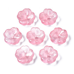 Прозрачные стеклянные бусины из искусственного нефрита GLAA-Q089-003-E004