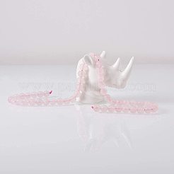 Матовые натуральной розовой нити кварца шарик G-PH0028-8mm-17