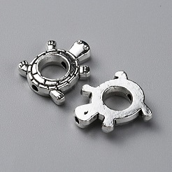 Тибетский стиль сплава шарика кадра PALLOY-WH0104-02AS