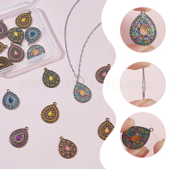 16шт 8 стиля подвески из сплава с эмалью&nbsp;ENAM-PH0002-97