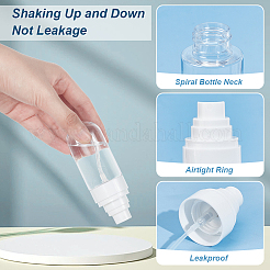 Пластиковый портативный многоразовый распылитель AJEW-WH0513-13B