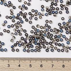 MIYUKIラウンドロカイユビーズ  日本製シードビーズ  （rr4556)アズロマット  8/0  3mm  穴：1mm  約422~455個/10g&nbsp;X-SEED-G008-RR4556
