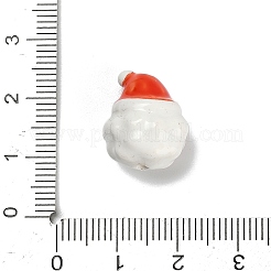 Рождественские фарфоровые бусины ручной работы PORC-L081-01A