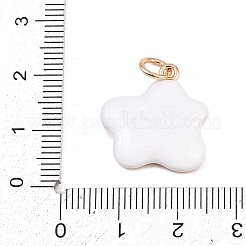 Латунь эмаль подвески&nbsp;ENAM-I087-03F