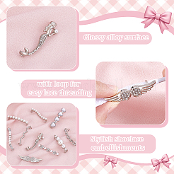 20 Stück Schuhschnallenclips aus Legierung&nbsp;FIND-PH0024-68P