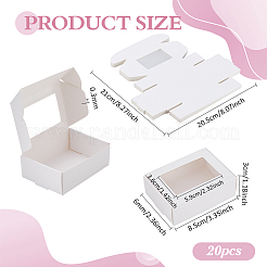 Картон подарочные коробки&nbsp;CON-WH0085-102A