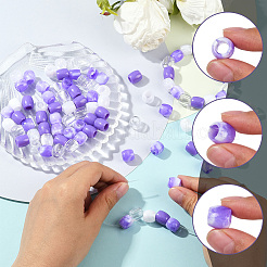 120 шт. 4 стиля бусины из АБС-пластика с имитацией жемчуга европейские FIND-SC0019-27A