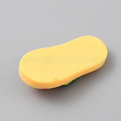 Cabochons en résine opaque&nbsp;LS-RESI-WH0077-32D