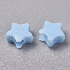 プラスチックビーズ  スター  DIYキッズジュエリー作り用  ミックスカラー  10x11x5mm  穴：3.5mm  約4760個/1000g&nbsp;MACR-WH0005-03