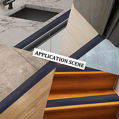 Самоклеящиеся плоские переходные планки для напольных дверей из ПВХ&nbsp;DIY-WH20013-08D