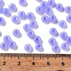 Стеклянные бусины с имитацией нефрита SEED-Z001-A-A04