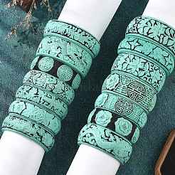 Браслеты из киновари в китайском стиле&nbsp;BJEW-U036-03