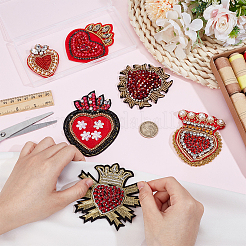 Нашивки из ткани сердца&nbsp;PATC-BC0001-20