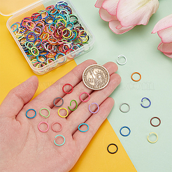 200 шт. двухцветные железные соединительные кольца IFIN-PH0002-10