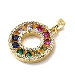 Латунные микро проложить кубического циркония подвески&nbsp;KK-H089-13G