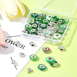 Европейские бусины из сплава и смолы в тибетском стиле своими руками DIY-FS0006-78A