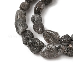 Perles de quartz rutile noir naturel en brins&nbsp;GG-CBAC13F-A02-02