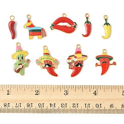 30шт 9 стиля подвески из сплава с эмалью FIND-FS0004-26