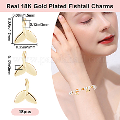 18 шт. экологически чистые латунные подвески&nbsp;KK-BBC0015-81