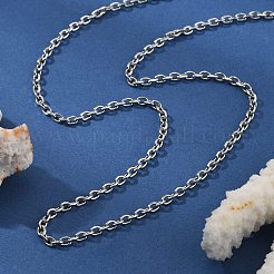 Ожерелья из цепочек из нержавеющей стали 304 толщиной 3 мм&nbsp;NJEW-T016-09P