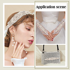 Исправление цветочного узора со стразами DIY-WH0502-89