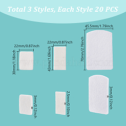 60 шт. 3 вида фибровых парфюмерных подушечек DIY-GA0008-08