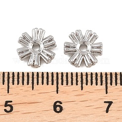 Латунные микро проложить кубического циркония бусы&nbsp;KK-H538-20B-P