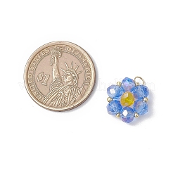 8шт 8 цвета подвески из гальванического стекла&nbsp;PALLOY-MZ00727