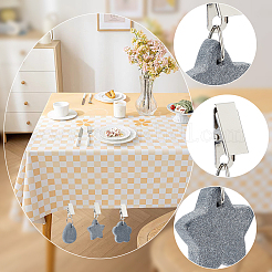 12шт 4 стиля мраморных скатертей-утяжелителей AJEW-WR0002-53