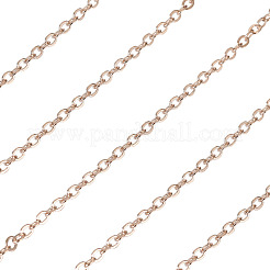 Железные плоские кабельные цепи с латунным покрытием CH-TAC0007-01RG