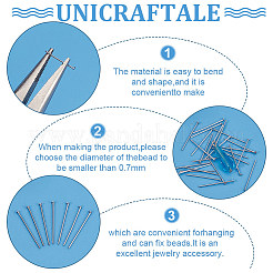 1500 шт. штифты с плоской головкой из нержавеющей стали 304 STAS-UN0049-21