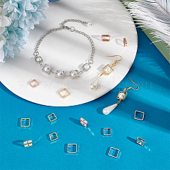 48шт. 6-х стильная латунная рамка для бусин KK-AR0002-93