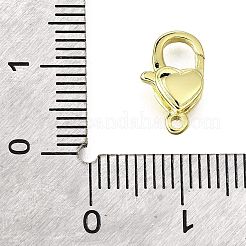 Сердце латуни омаров коготь застежками KK-V007-20G