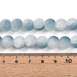 Стеклянные бусины кракле&nbsp;GLAA-N009-10mm-06