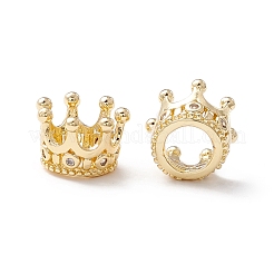 Латунные микропаве из прозрачного кубического циркония KK-K266-01G