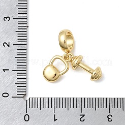 Fitness-Anhänger aus Messing im europäischen Stil&nbsp;KK-C255-24G