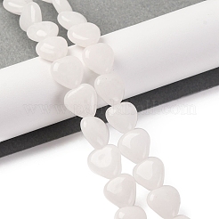 Fili di perline giada bianco naturale&nbsp;G-I372-A10-01