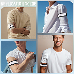 1 пара полиэстеровых нарукавников&nbsp;AJEW-CY0002-06B